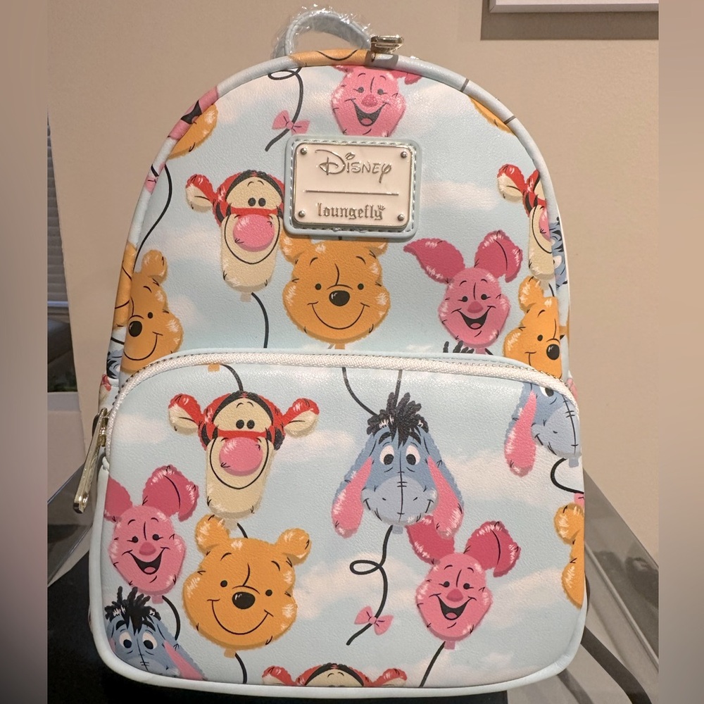Loungefly Disney Winnie the Pooh Balloon & Friends Mini Backpack